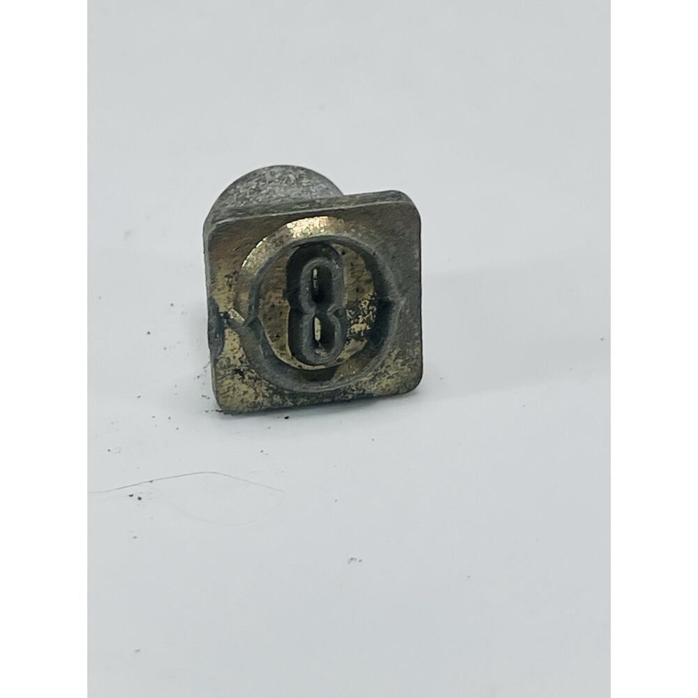 Leather Stamp 8 Tandy Craftool Alphabet Single Replacement Letter Size 1/2 Inch